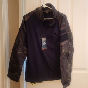NWT Quarter Zip Camo Pullover XL